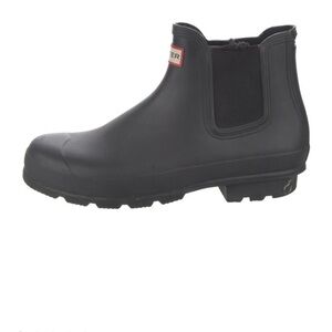 Hunter Black Chelsea ankle Boots